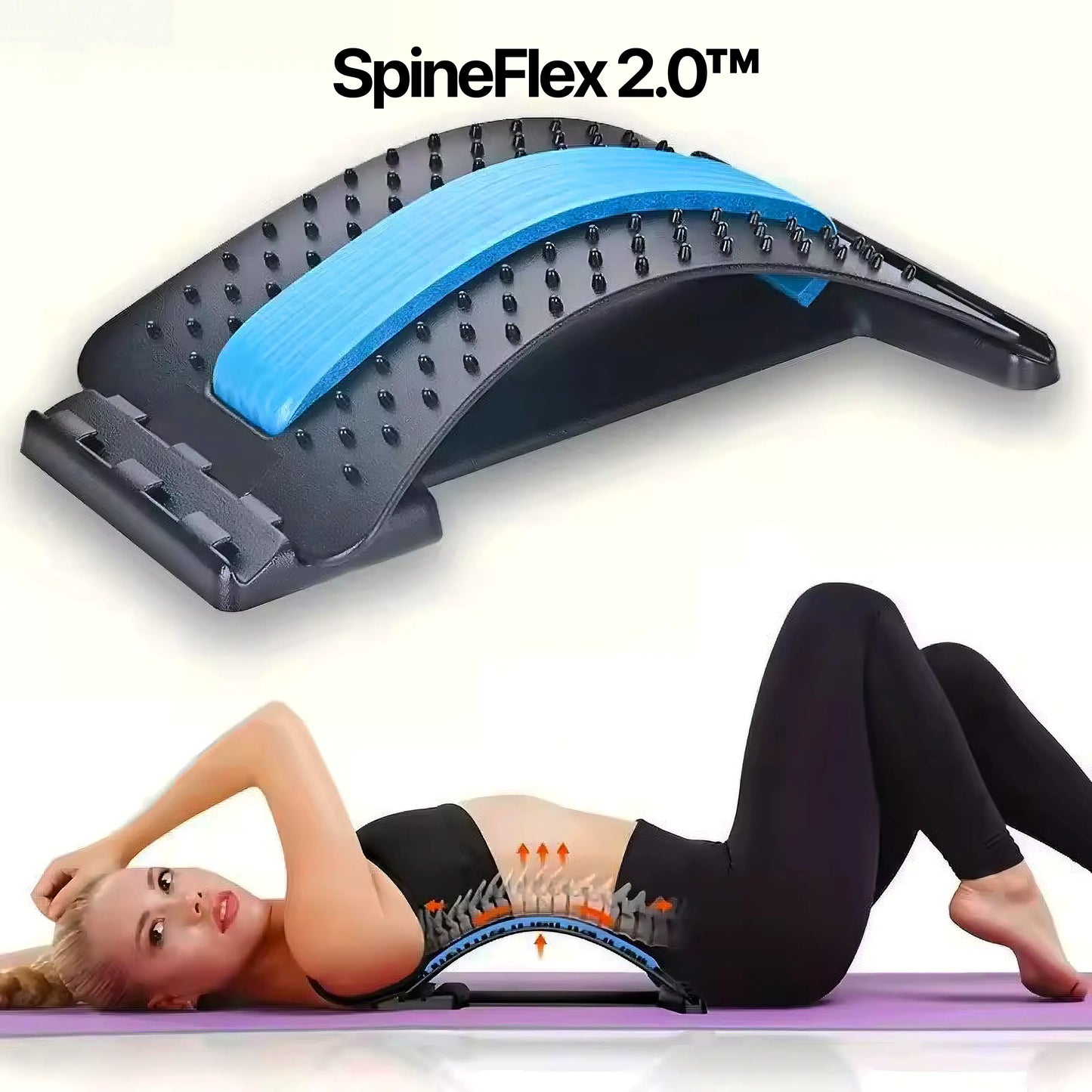 SpineFlex 2.0 | Back Pain Relief | Back Stretcher