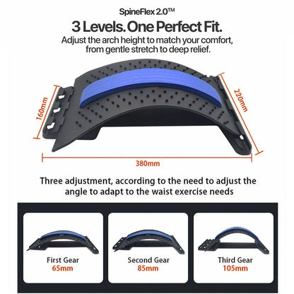 SpineFlex 2.0 | Back Pain Relief | Back Stretcher