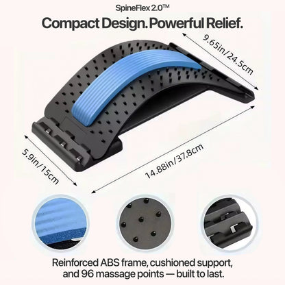 SpineFlex 2.0 | Back Pain Relief | Back Stretcher