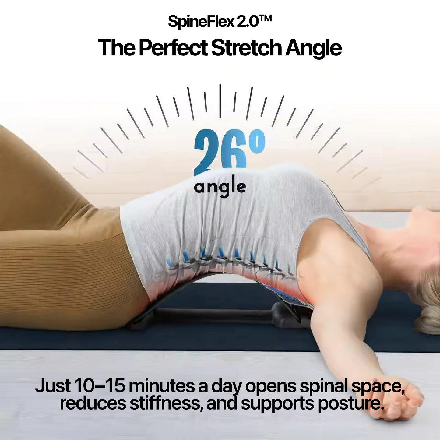 SpineFlex 2.0 | Back Pain Relief | Back Stretcher